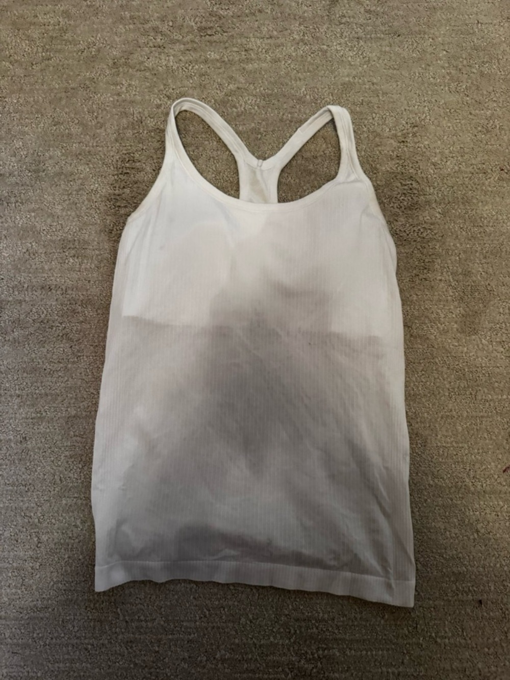 Lululemon White Racerback Tank - Women